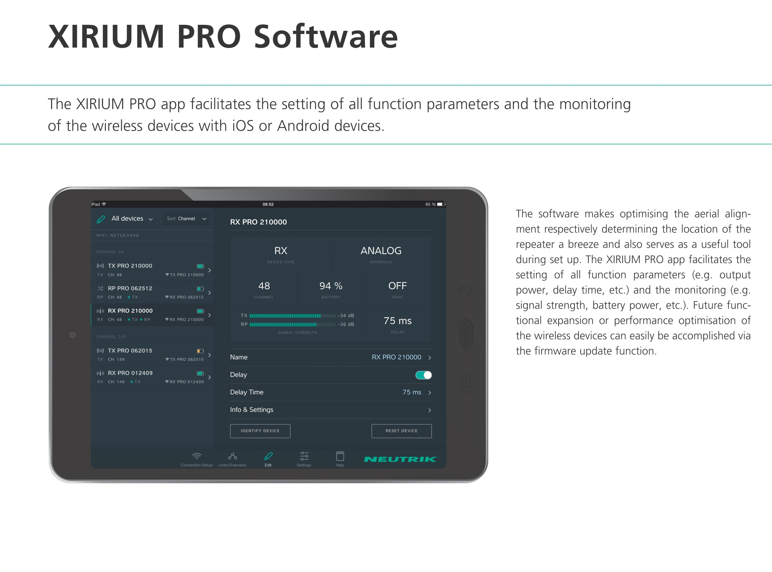 XIRIUM PRO Software