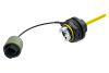 FIBERFOX - Fiber Optics Chassis Connector EBC25 2CH with Cable - Green V1 offen