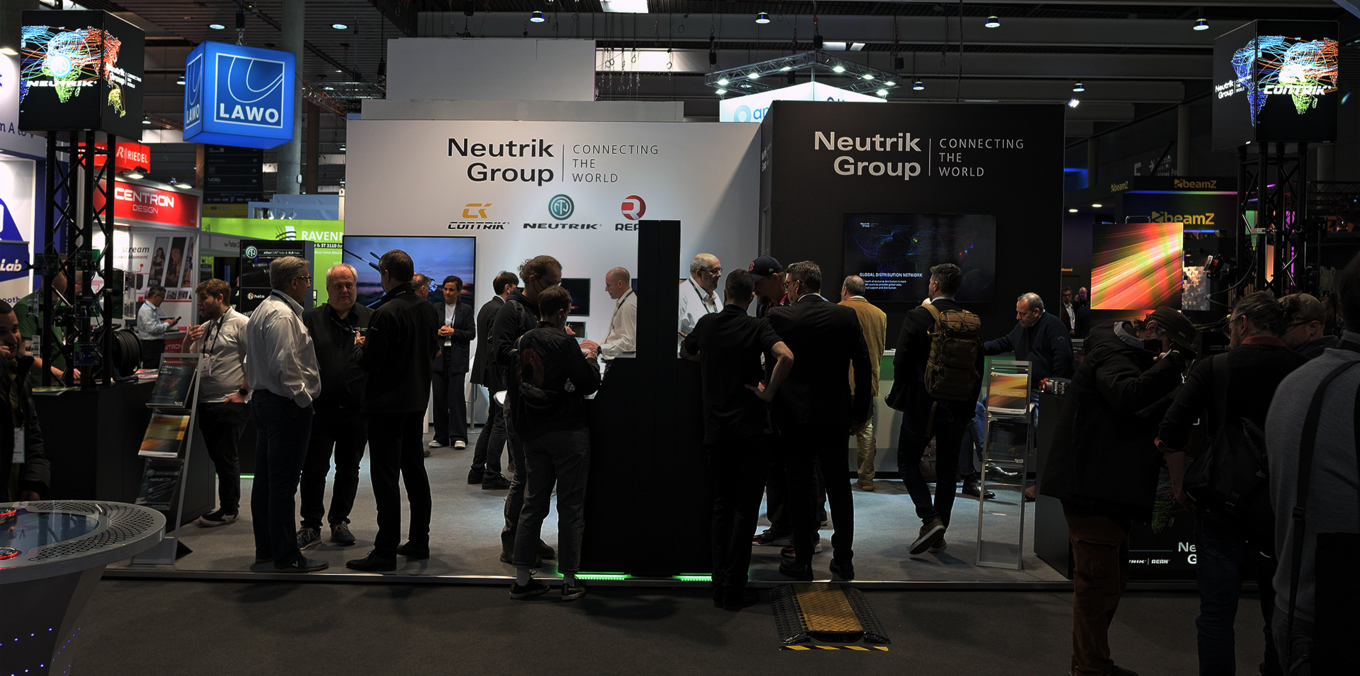 Neutrik Group Stand ISE2023.png