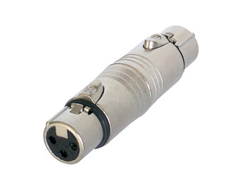 Neutrik NA3MJ 3-Pole XLR Male to Stereo 1/4 Locking Jack Adapter (Tip,  Ring, Sleeve Contact)