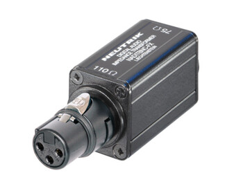 Neutrik PICOLIONO Digital Audio Impedance Converter XLR BNC   2 Stück      jh