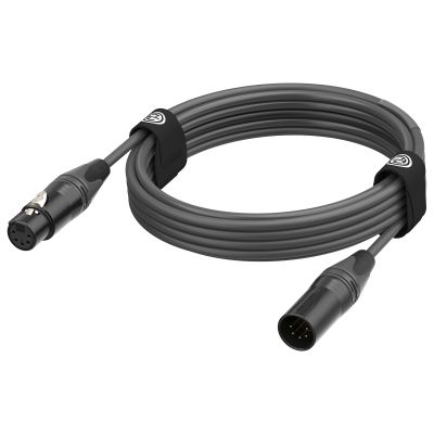 Neutrik DMX Cable 5 Pole - front view. 1