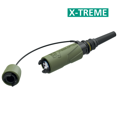 NKO4M3-FG-0- FIBERFOX EBC25 4CH Cable Connector open cap