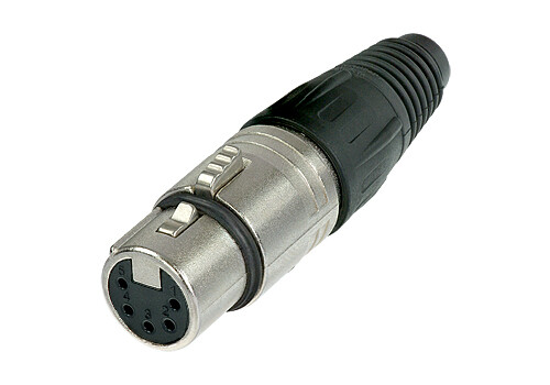 Neutrik NC5FXX-B 5-pin XLR female cable mount connector