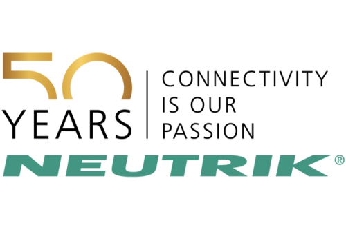 50 YEARS NEUTRIK_logo_green-gold-CMYK_positive_with claim_klein.png