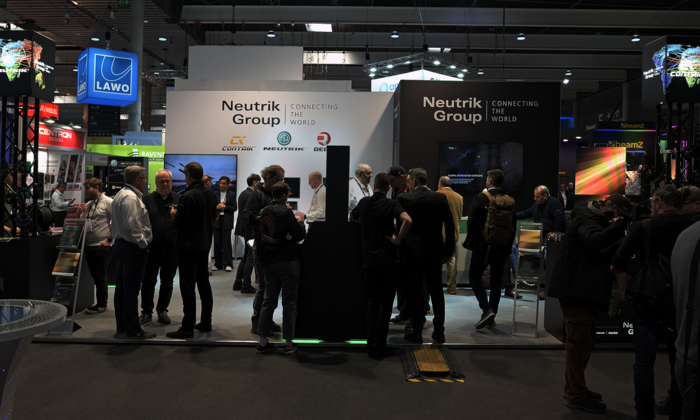 Messestand Neutrik Group ISE2023