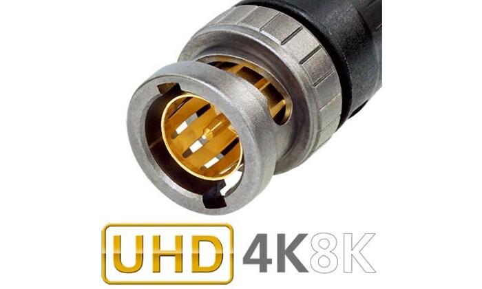 Neutrik UHD Rear Twist BNC plug Long 3G SDI Professional Image 360 Video cable 